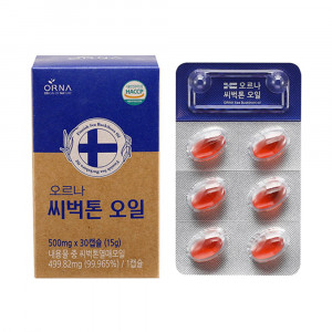 [km]오르나 씨벅톤 오일 1개월 500mg * 30캡슐