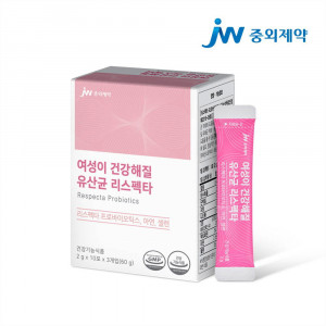 [km]중외제약 여성이 건강해질 유산균 리스팩타 2g x 30포